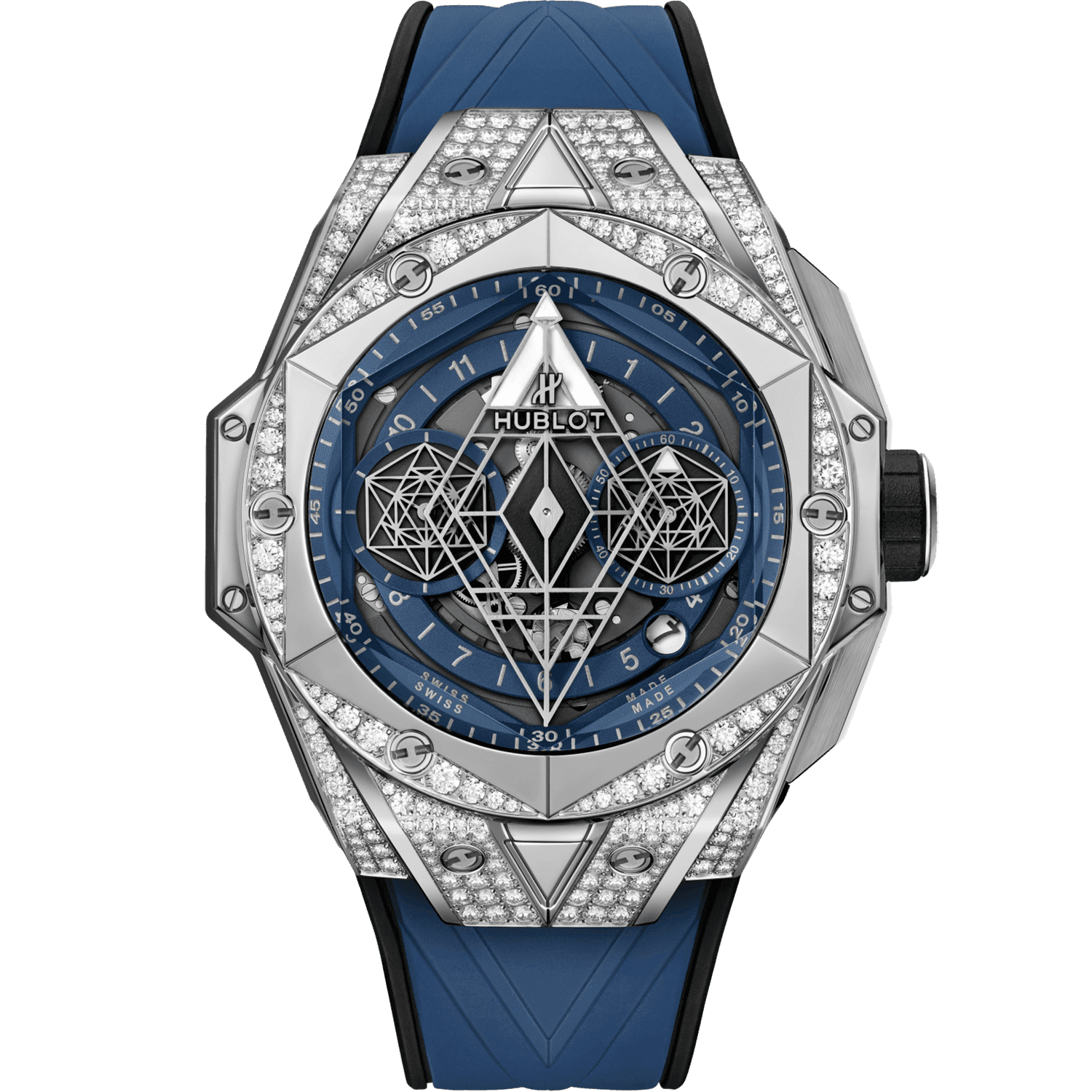 Hublot big bang unico titanium online blue