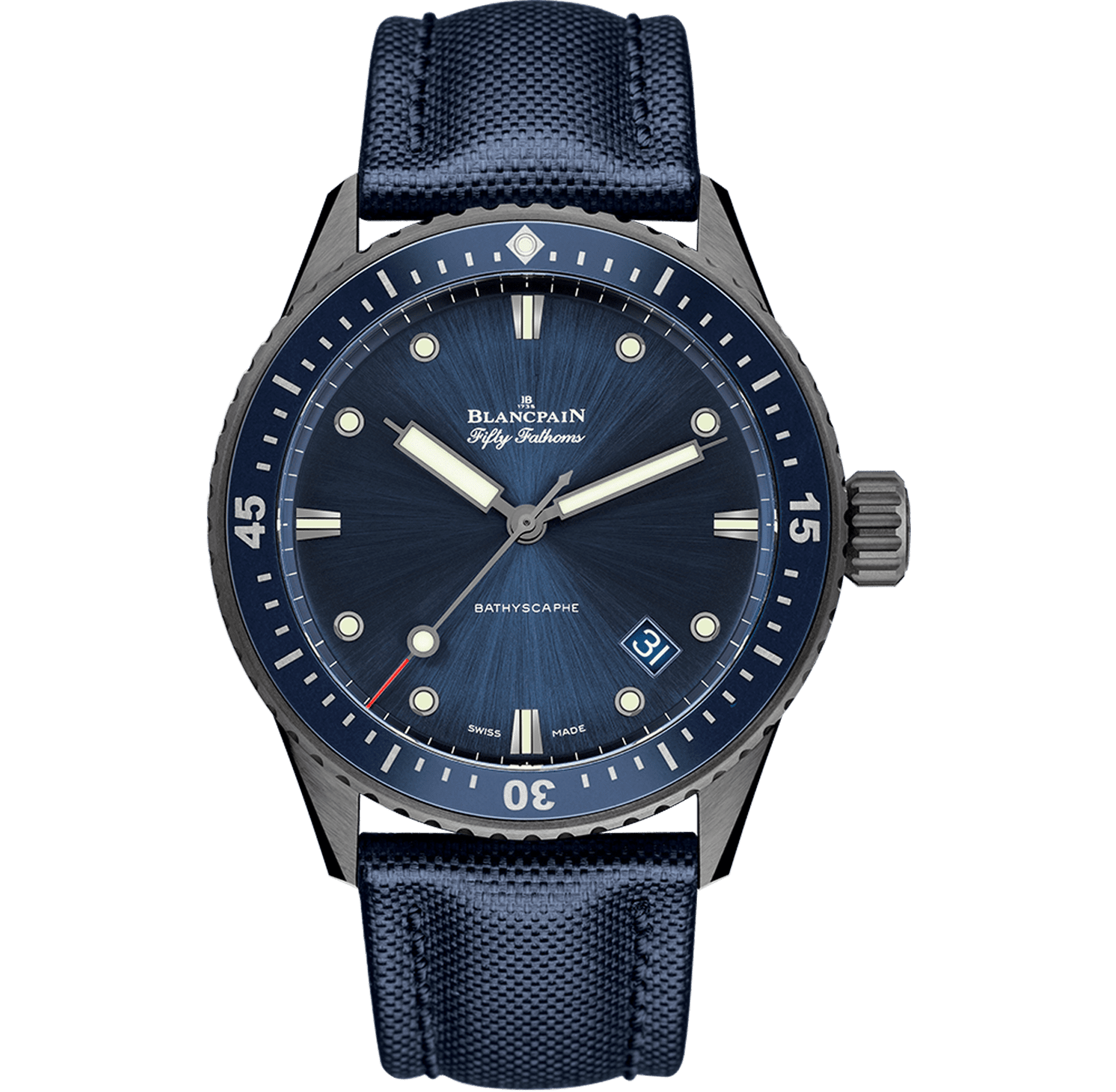 Blancpain Fifty Fathoms Bathyscaphe Blue 5000 0240 O52A