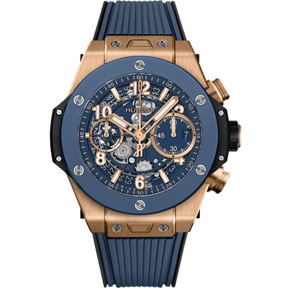 Hublot big bang unico titanium blue hotsell