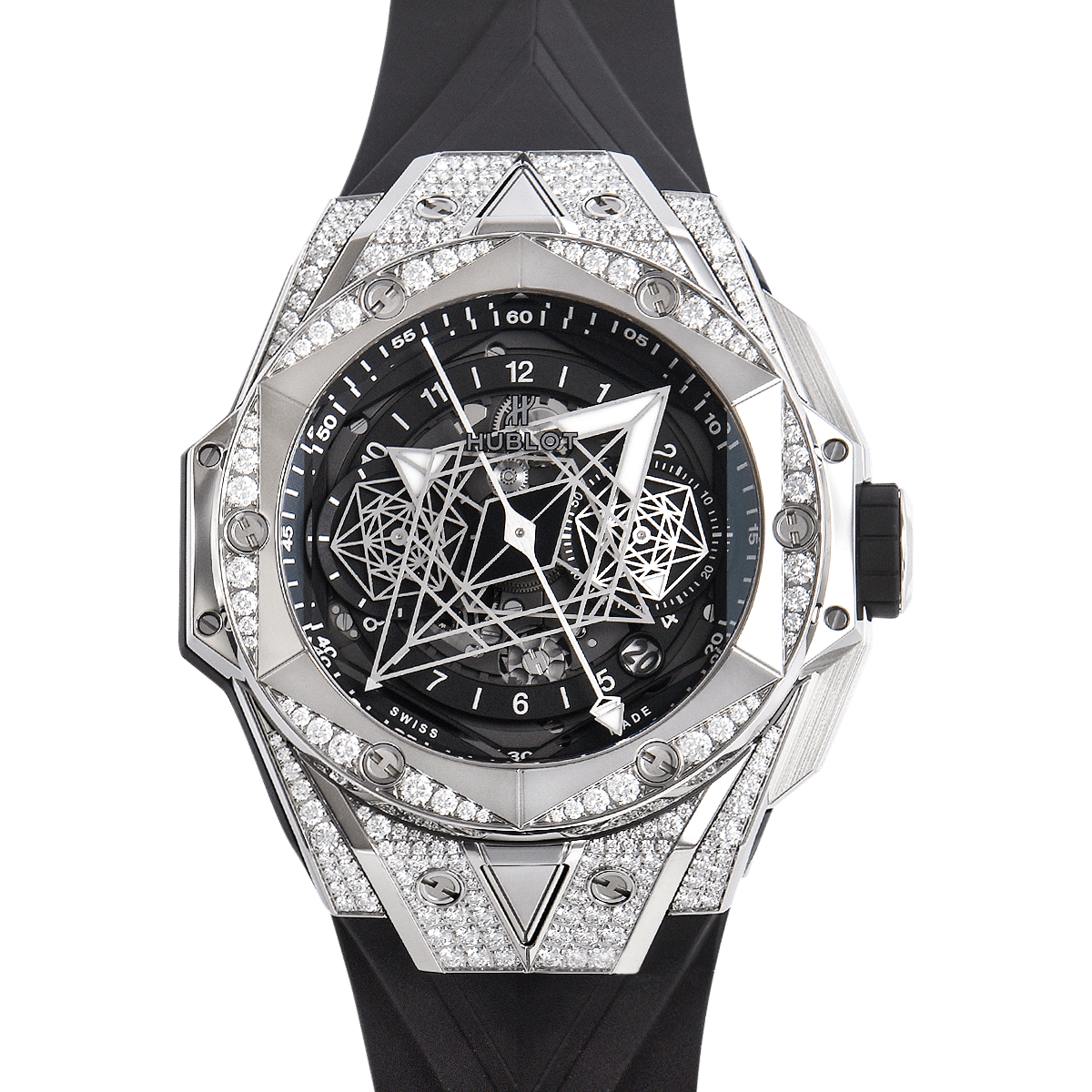 Hublot big bang on sale sang bleu diamond