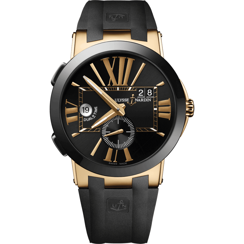 Ulysse Nardin Executive Dual Time Black 246 00 3 42