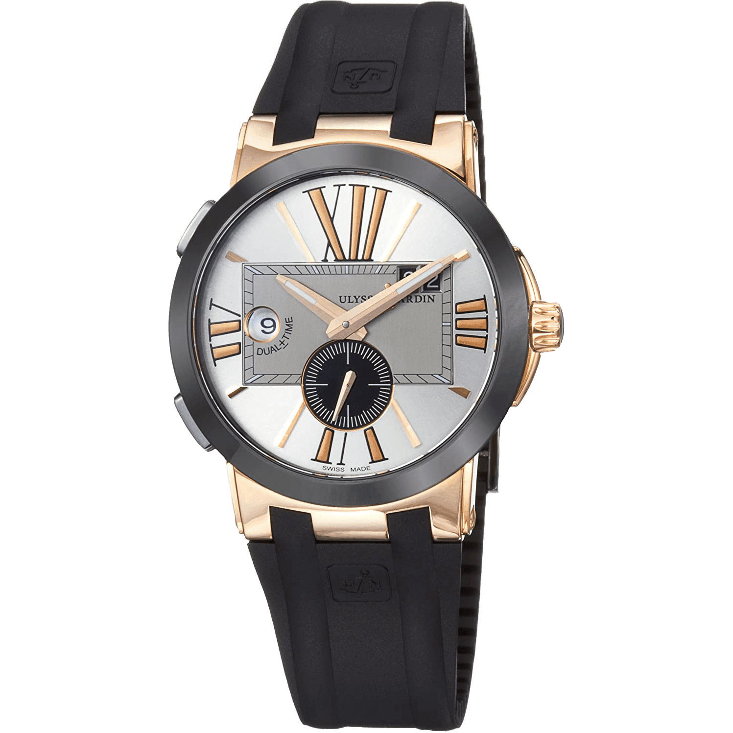 Ulysse Nardin Executive Dual Time Black 246 00 421