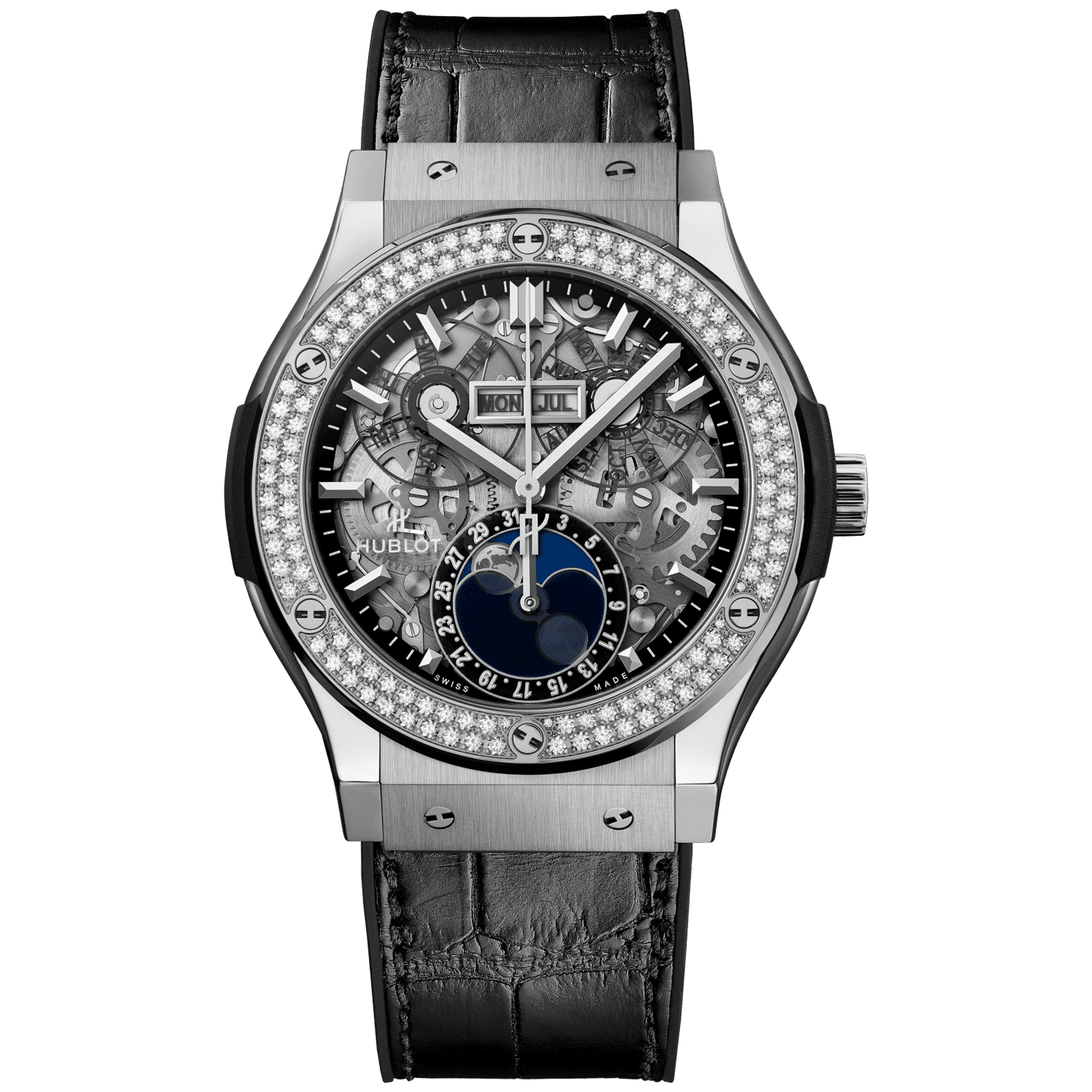 Hublot discount moonphase diamond