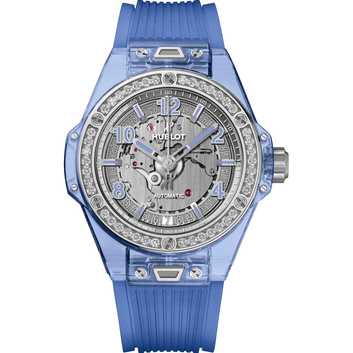 Hublot big bang blue on sale diamond