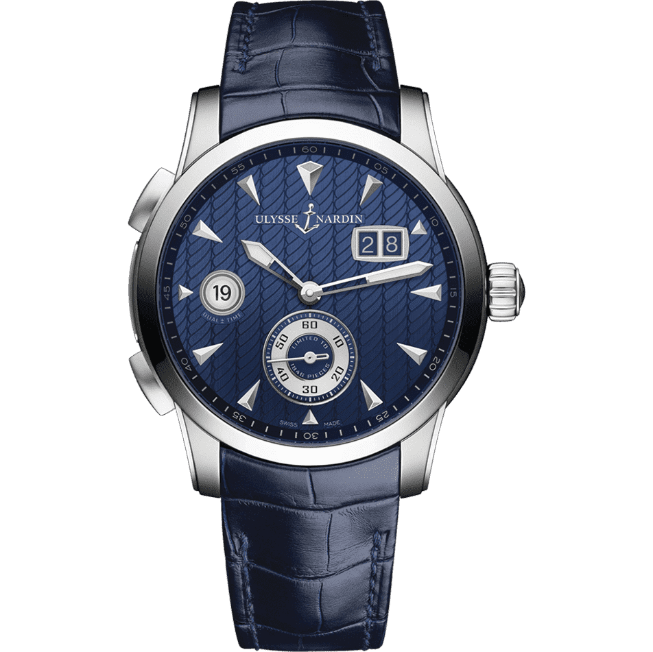 Ulysse Nardin Classic Lady Dual Time Blue 3343 126LE 93