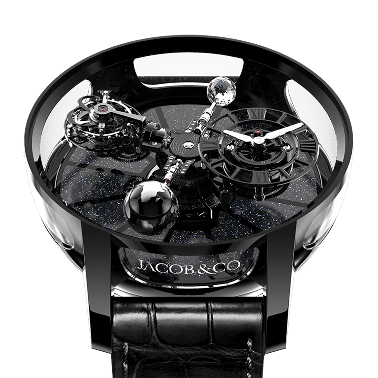 Jacob Co. Astronomia Black AT100.95.KK.SD.B