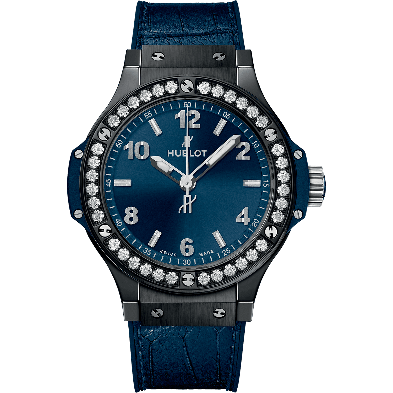 Hublot blue diamond online watch