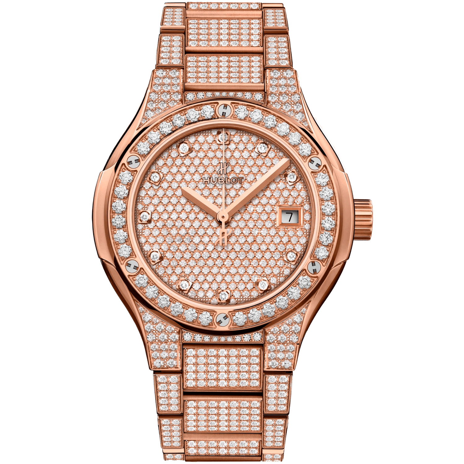 Hublot classic fusion deals full diamond