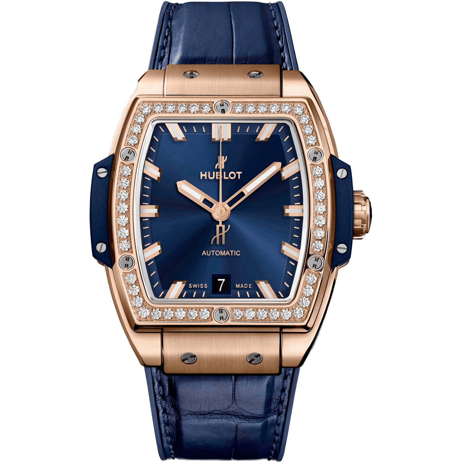 Hublot blue sale gold