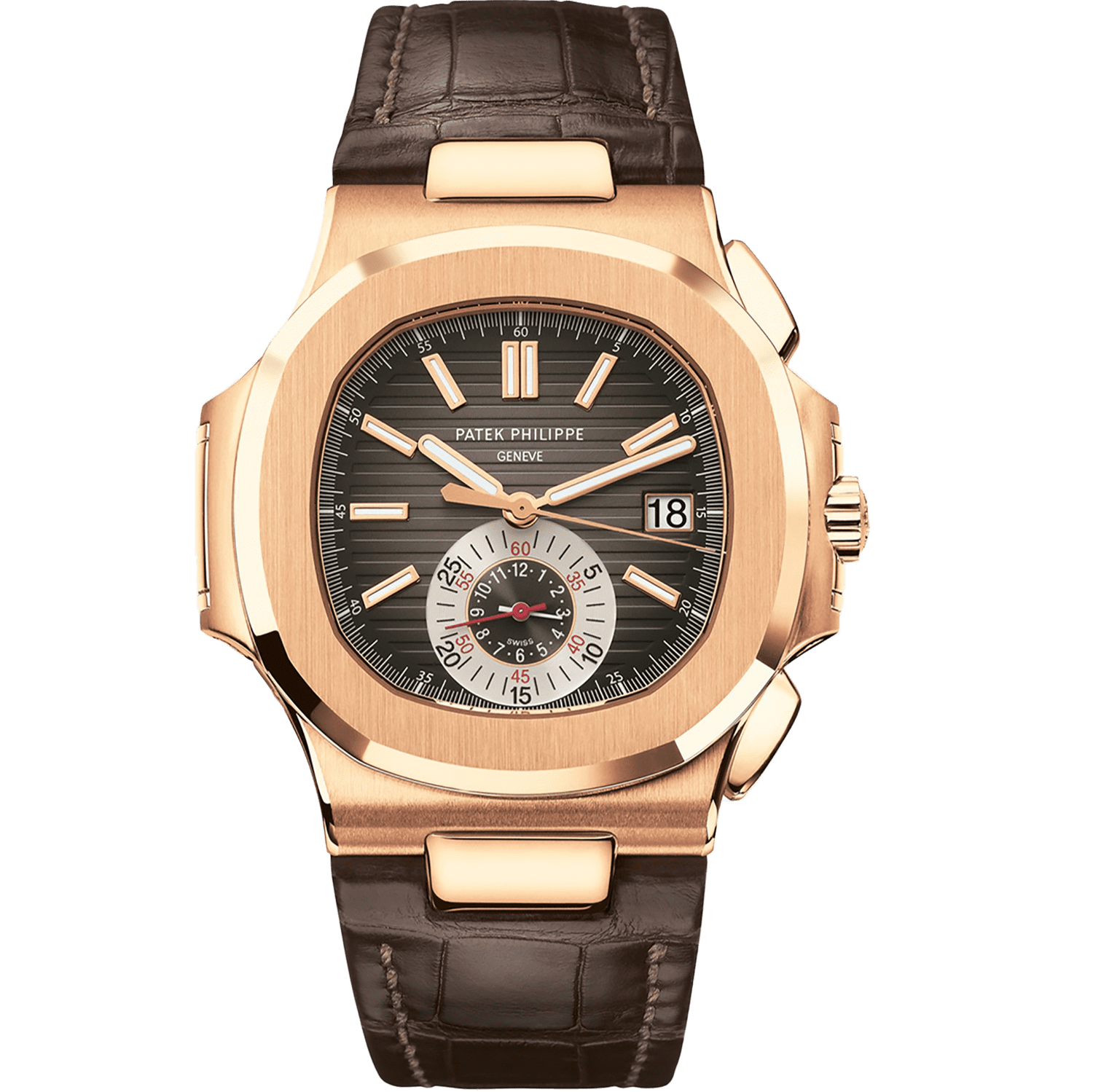 Bracelet En Cuir Marron 18 Mm Pour Montre Patek Philippe – Occasion – Parfait Pour Remplacement