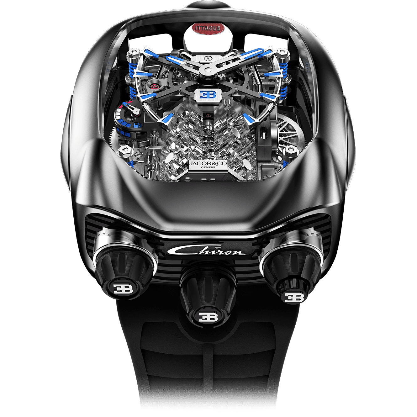 Jacob Co. Bugatti Chiron Tourbillon Black BU200.20.AE.AB.A