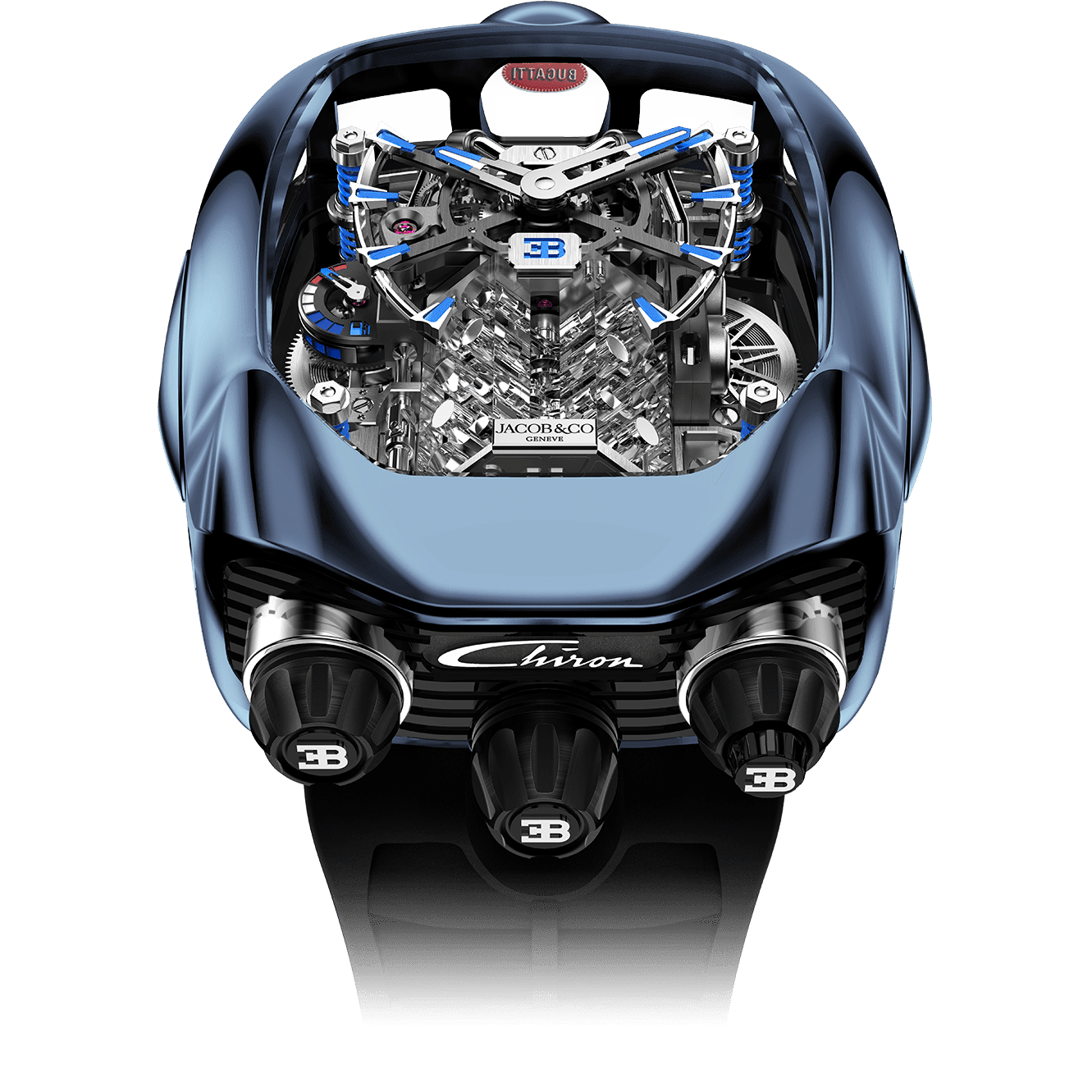 Jacob Co. Bugatti Chiron Tourbillon Black BU200.20.AK.AB.B