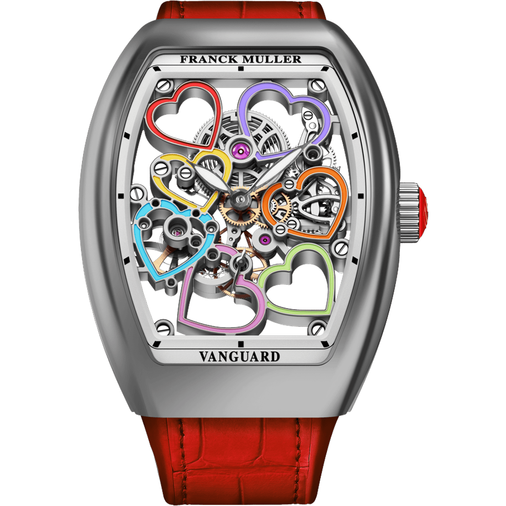 Franck Muller Color Dreams Red V 32 S6 SQT HEART COL DRM RG