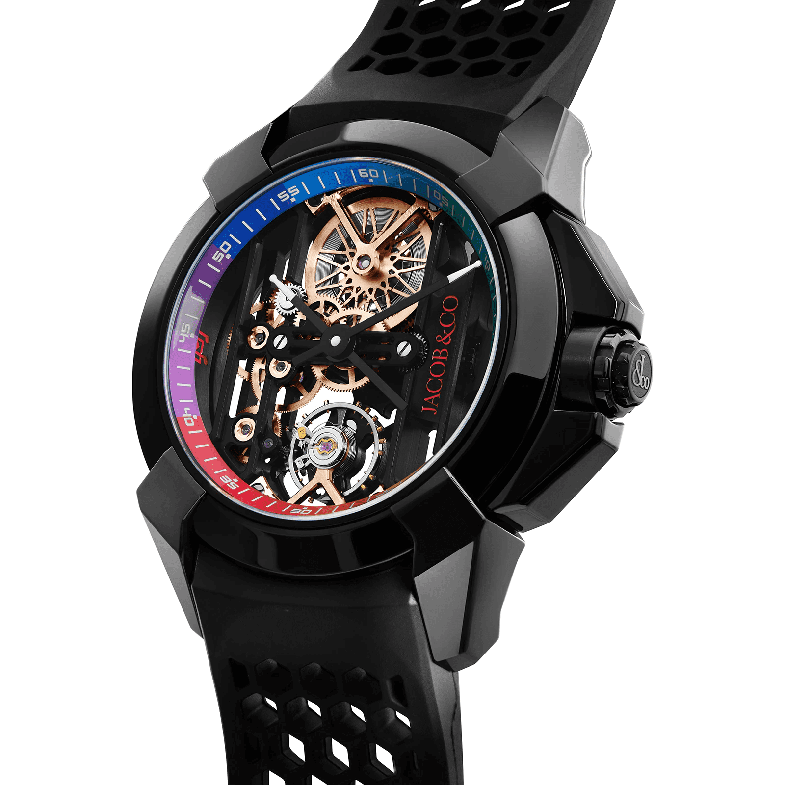 Jacob Co. Epic X Tourbillon Black EX120.11.AA.AA.ABRUA