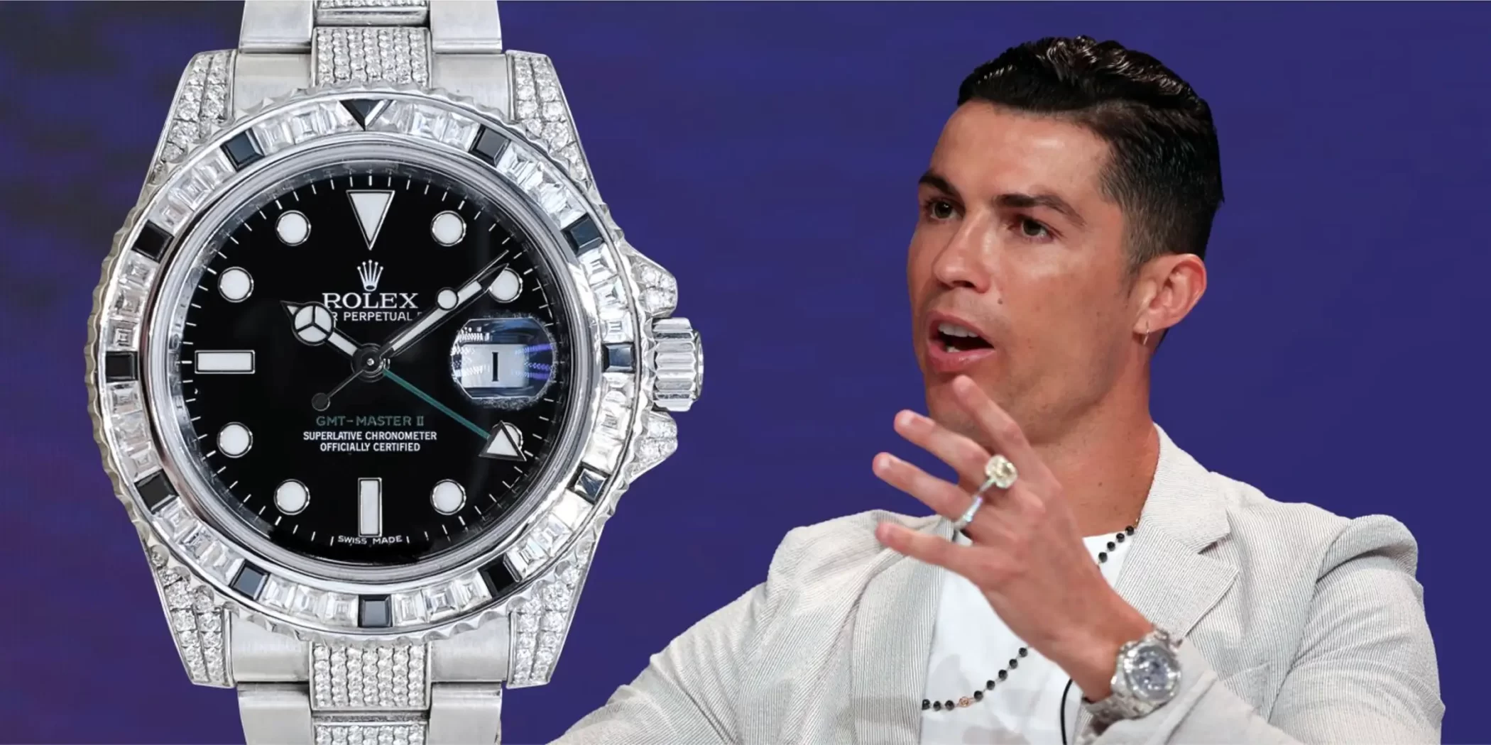 Cristiano Ronaldo trägt Rolex